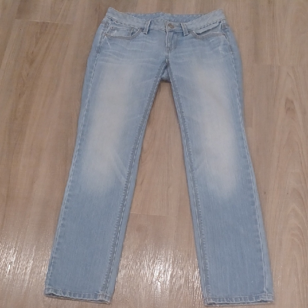LOFT Blue Straight Leg Jeans Classic Style